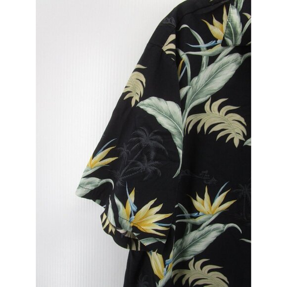 VINTAGE Hilo Hattie Shirt XL Hawaiian Button Down Floral Aloha Pocket - Picture 3 of 10